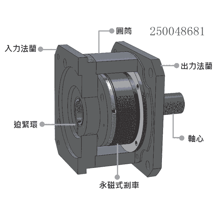 永磁式剎車組合體，永磁制動器組合體